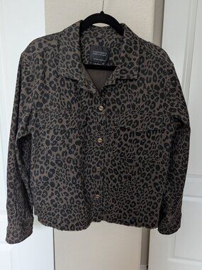 Sanctuary Leopard Print Jacket - Size L
